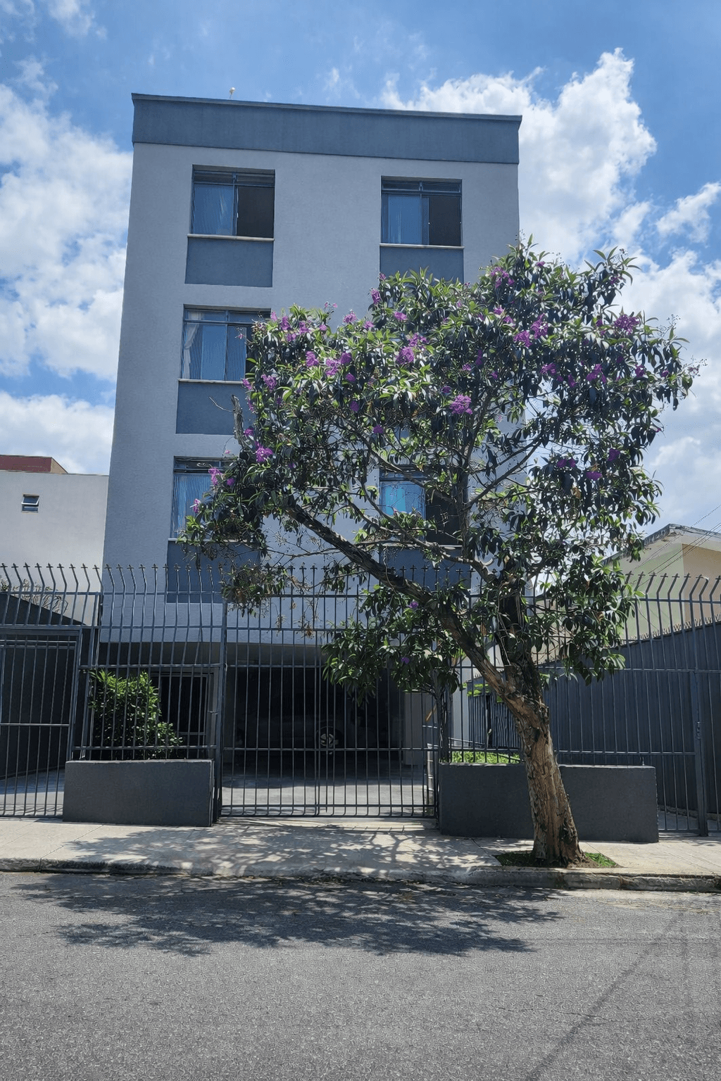 Fachada do edifício - Imóvel mobiliado em BH